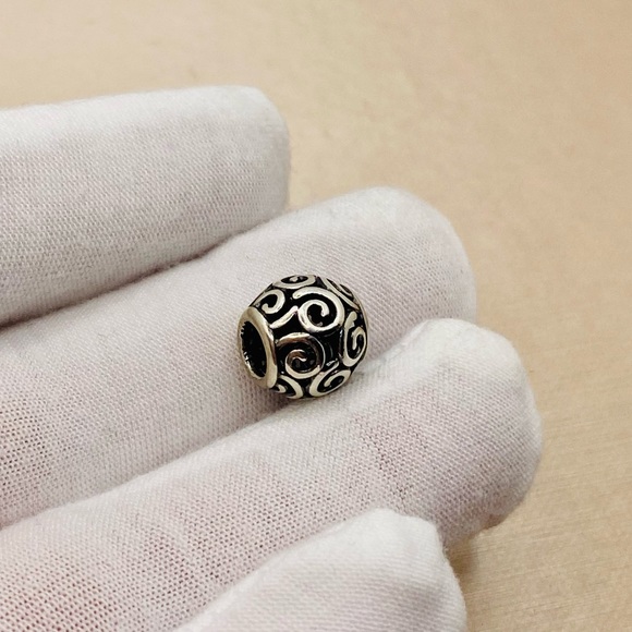 EUC Pandora 790896 Sterling Silver Ocean Breeze Openworks Bead - RETIRED - Picture 3 of 8